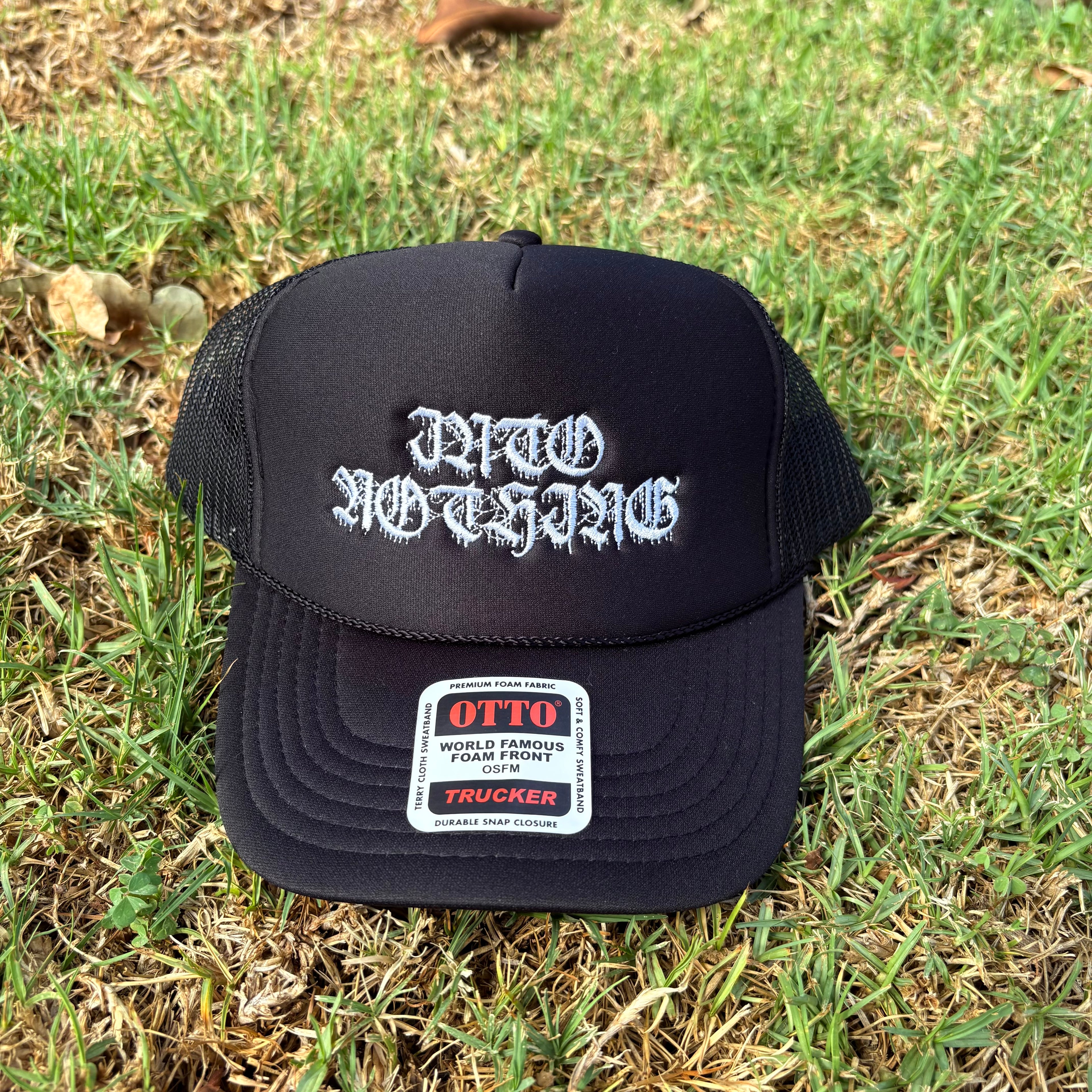 Into Nothing Embroidered Trucker Hat